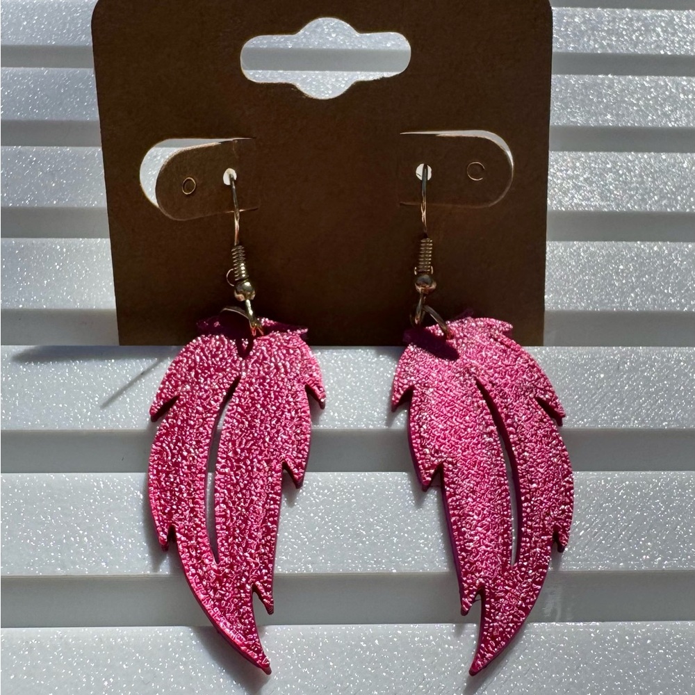 3D Printed Feather Earrings!!!